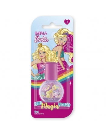 ESMALTE IMPALA BARBIE INFANTIL MAGIA D UNICORNIO CREMOSO COM BLISTER 658