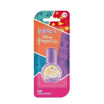 ESMALTE IMPALA DISNEY PRINCESAS INFANTIL RAPUNZEL REALIZE SEUS SONHOS CREMOSO COM BLISTER 695