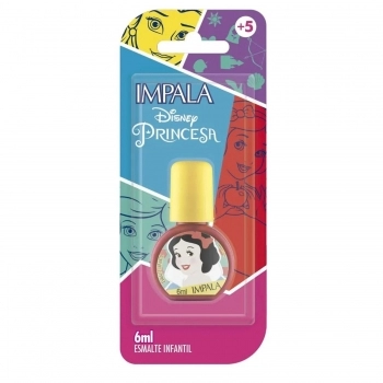 ESMALTE IMPALA DISNEY PRINCESAS INFANTIL BRANCA DE NEVE SEJA BOA COM VOCE CREMOSO COM BLISTER 697