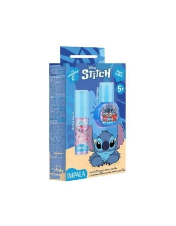 KIT IMPALA STITCH INFANTIL ESMALTE+ BRILHO LABIAL A PARTIR 5 ANOS 462
