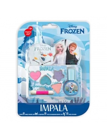 KIT IMPALA FROZEN INFANTIL ESMALTE+MAQUIAGEM CREMOSO COM BLISTER A PARTIR 5 ANOS 443