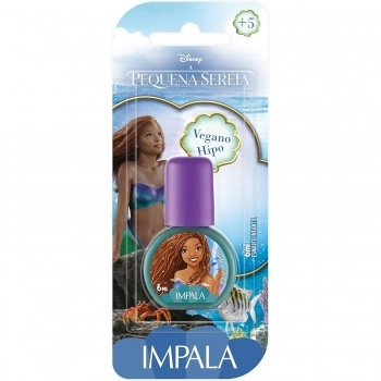 ESMALTE IMPALA A PEQUENA SEREIA INFANTIL ENCONTRE SUA VOZ PEROLADO COM BLISTER 867