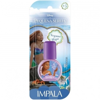 ESMALTE IMPALA A PEQUENA SEREIA INFANTIL QUERO SER DESSE MUNDO GLITTER COM BLISTER 866