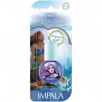 ESMALTE IMPALA A PEQUENA SEREIA INFANTIL O OCEANO SERA MEU GLITTER COM BLISTER 869