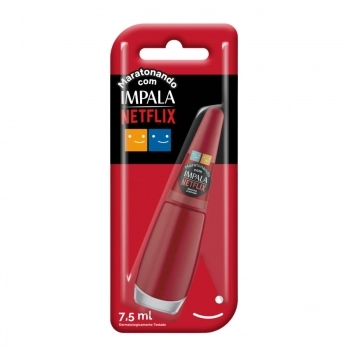 ESMALTE IMPALA MARATONANDO COM NETFLIX NETINHA CREMOSO COM BLISTER 1043