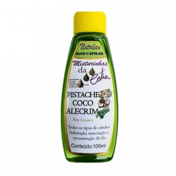OLEO CAPILAR NUTRILAN 100ML MISTURINHAS DA CATIA PISTACHE COCO ALECRIM