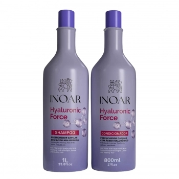 KIT INOAR SH+CO 1L/800ML HYALURONIC FORCE