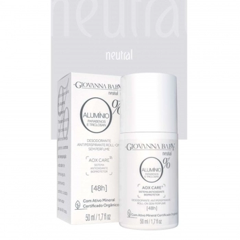 DESODORANTE ROLLON GIOVANNA BABY 50ML 0% ALUMINIO NEUTRAL