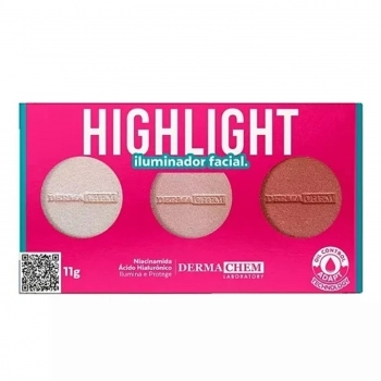 TRIO HIGHLIGHT DERMACHEM 11G ILUMINADOR FACIAL