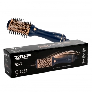 ESCOVA SECADORA TAIFF GLOSS BLUE BIVOLT