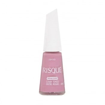 ESMALTE RISQUE NOVA COR CLIMA TENSO ENTRE ROSAS CREMOSO SEM BLISTER