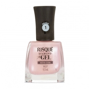 ESMALTE RISQUEDIAMOND GEL BALLET METALIZADO SEM BLISTER