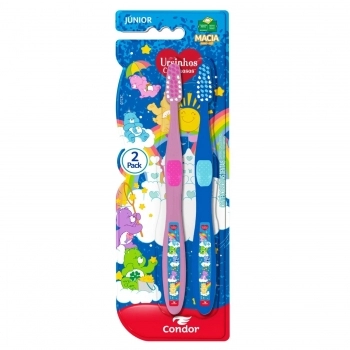 ESCOVA DENTAL CONDOR JUNIOR URSINHOS CARINHOSOS 8260-0 C/2UN