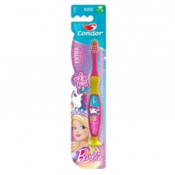 ESCOVA DENTE CONDOR KIDS LEVE2PAGUE1 8270 0 BARBIE APARTIR 5 ANOS