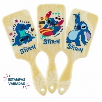 ESCOVA DE CABELO MARCO BONI 7123 RAQUETE DISNEY STITCH
