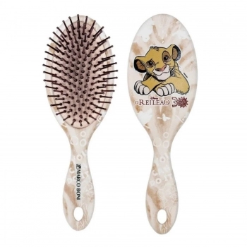 ESCOVA DE CABELO MARCO BONI 7127 OVAL DISNEY REI LEAO