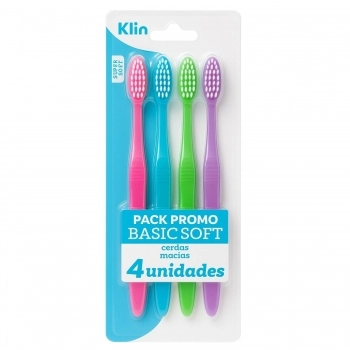 ESCOVA DENTAL MARCO BONI KLIN 9121 COMBO C 4UN BASIC SOFT