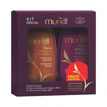 KIT OL CORP MURIEL 100ML AMENDOA COLAG + AMEIXA NEGRA