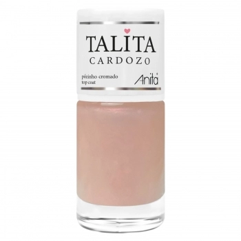 ESMALTE ANITA TALITA CARDOSO TOP COAT POZINHO CROMADO 5047