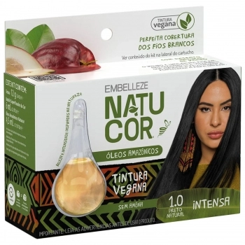 TINTURA NATUCOR 1.0 OLEOS AMAZONICOS PRETO NATURAL