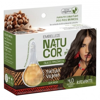 TINTURA NATUCOR 4.0 OLEOS AMAZONICOS CASTANHO MEDIO
