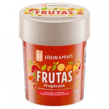 ESFOLIANTE CORPORAL HIDRAMAIS 350G SABONETE MOUSSE FRUTAS TROPICAIS
