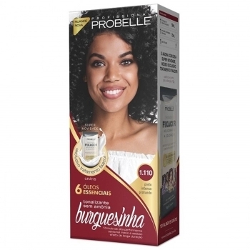 TONALIZANTE PROBELLE BURGUESINHA 1.110 PRETO INTENSO PROFUNDO
