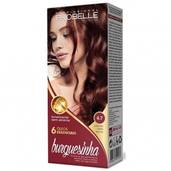 TONALIZANTE PROBELLE BURGUESINHA 4.7 CASTANHO MEDIO MARROM