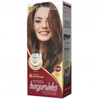 TONALIZANTE PROBELLE BURGUESINHA 6.88 MARROM TABACO