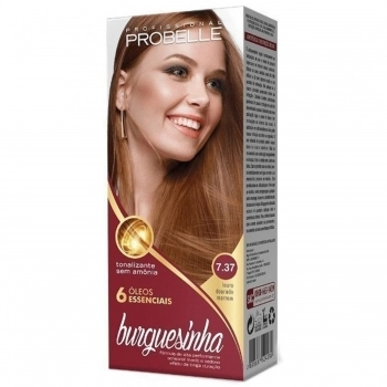 TONALIZANTE PROBELLE BURGUESINHA 7.37 LOURO DOURADO MARROM