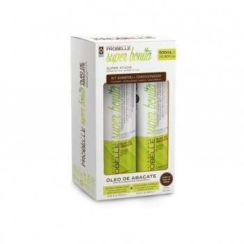 KIT SHAMPOO+CONDICIONADOR PROBELLE SUPER BONITA 250/250ML OLEO DE ABACATE
