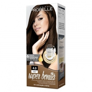 TINTURA PROBELLE SUPER BONITA KIT 4.0 CASTANHO MEDIO
