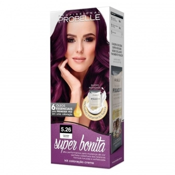 TINTURA PROBELLE SUPER BONITA KIT 5.26 MARSALA ESCURO