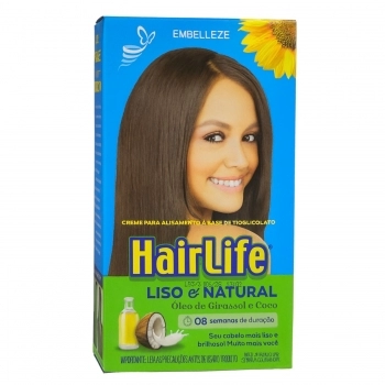 CREME ALISANTE HAIRLIFE 180G LISO NATURAL