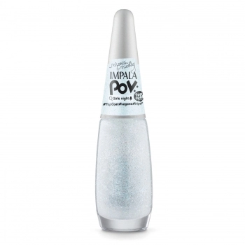 ESMALTE IMPALA POV TOP COAT GIRLS NIGHT GLITER SEM BLISTER 1061