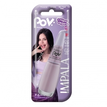 ESMALTE IMPALA POV DAILY VLOG CREMOSO COM BLISTER 1062