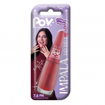 ESMALTE IMPALA POV TOP COAT ZEREI A TREND COM BLISTER 1058