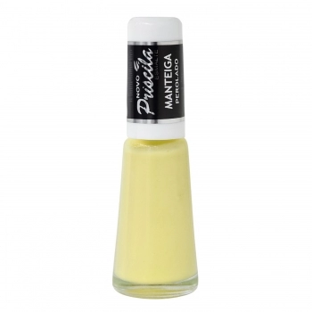 ESMALTE PRISCILA 8ML SEM BLISTER PEROLADO MANTEIGA 3551
