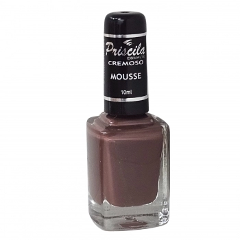 ESMALTE PRISCILA 10ML SEM BLISTER CREMOSO MOUSSE 3445