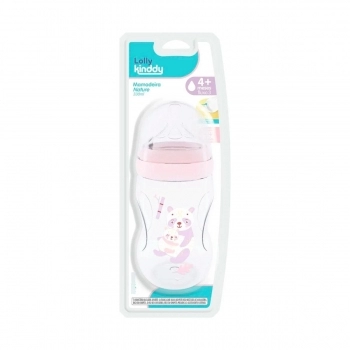 MAMADEIRA LOLLY KINDDY 30083 F NATURE AUREAFLOW3 330ML SILICONE BLISTER ROSA