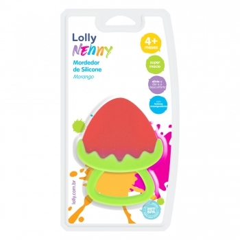 MORDEDOR SILICONE LOLLY NENNY 7711 MORANGO