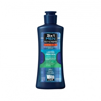 SHAMPOO MURIEL 200ML VITA CAPILI 3X1 ANTICASPA LIMPEZA PROFUNDA