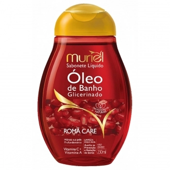 SABONETE LIQUIDO OLEO DE BANHO MURIEL 230ML GLICERINADO ROMA CARE