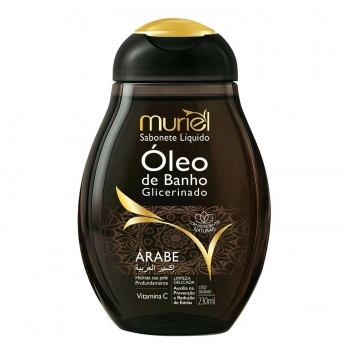 SABONETE LIQUIDO OLEO DE BANHO MURIEL 230ML GLICERINADO ARABE