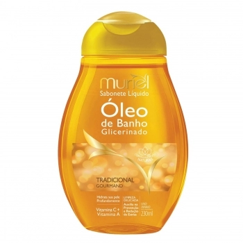 SABONETE LIQUIDO OLEO DE BANHO MURIEL 230ML GLICERINADO TRADICIONAL