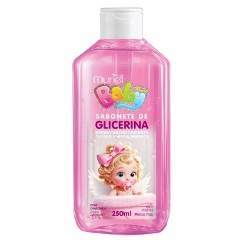SABONETE LIQUIDO INFANTIL GLICERINA MURIEL 250ML ROSA