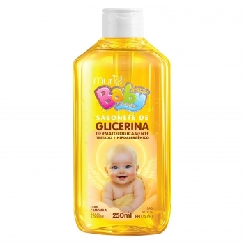 SABONETE LIQUIDO INFANTIL GLICERINA MURIEL 250ML CAMOMILA