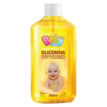 SABONETE LIQUIDO INFANTIL GLICERINA MURIEL 500ML CAMOMILA