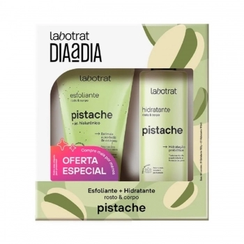 KIT HIDRATANTE+ESFOLIANTE LABOTRAT 190/150 DIA/DIA PISTACHE