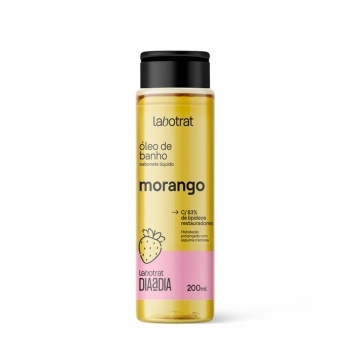 SABONETE LIQUIDO OLEO BANHO LABOTRAT 200ML DIA/DIA MORANGO